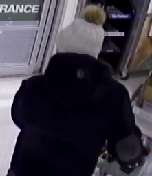 Security footage of a man who is suspected of assaulting a woman in a Coquitlam grocery store in November