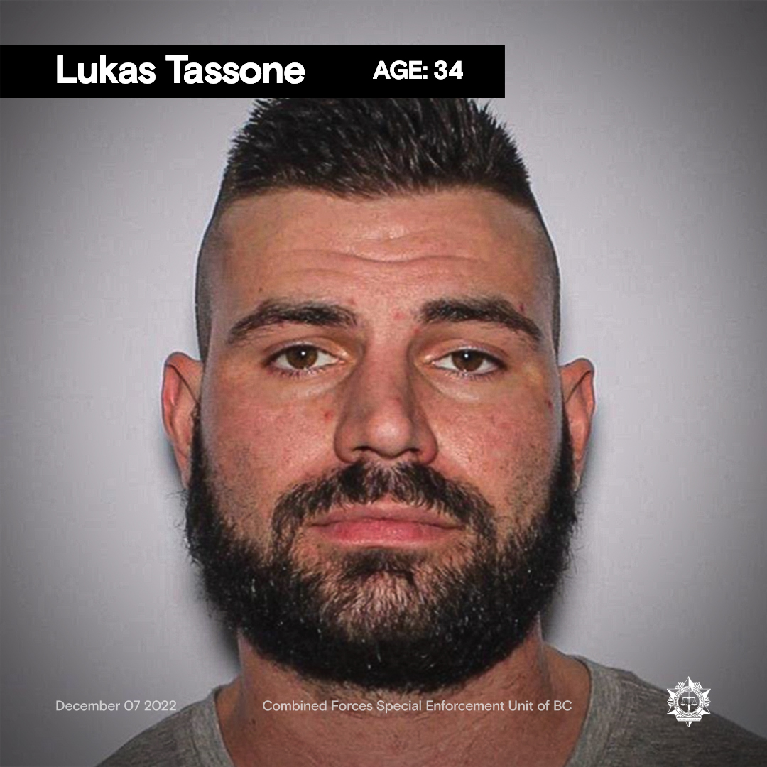Lukas Tassone, a 34-year-old male from Vancouver