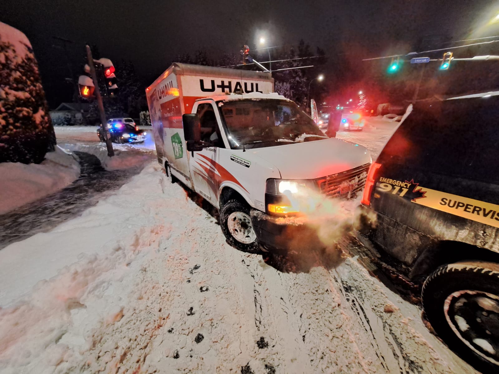MicrosoftTeams-image (75) Charges are being recommended after a snowy, failed attempt by a Christmas grinch trying to get away from Abbotsford police this week. (Abbotsford Police Department)