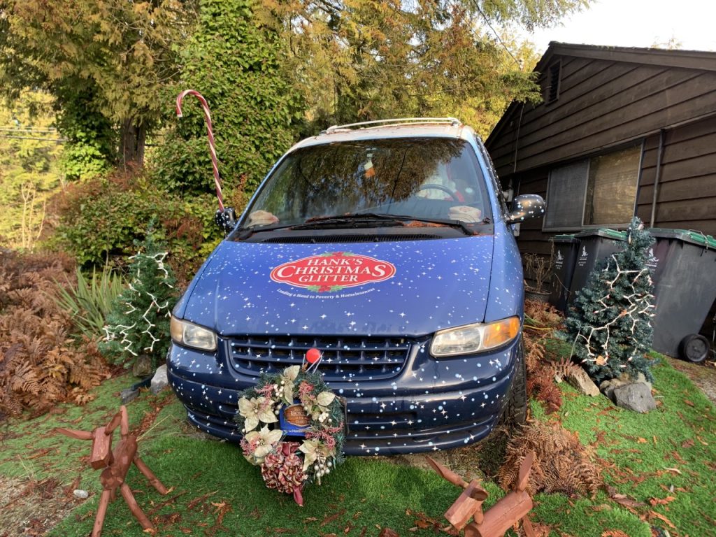 One of 'Santa Hank's' vans.