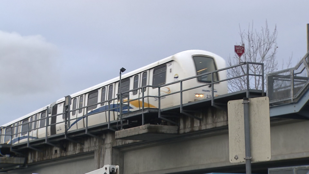 Transit services in Vancouver as seen on Saturday December 31st, 2022. (Allan Chek, CityNews Image)