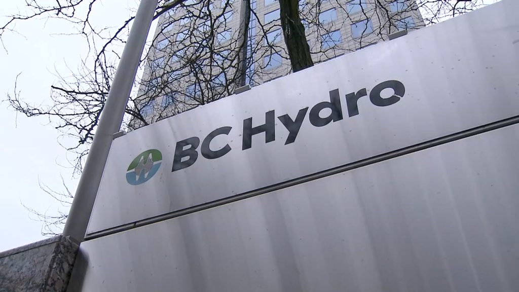 B.C. Hydro sign