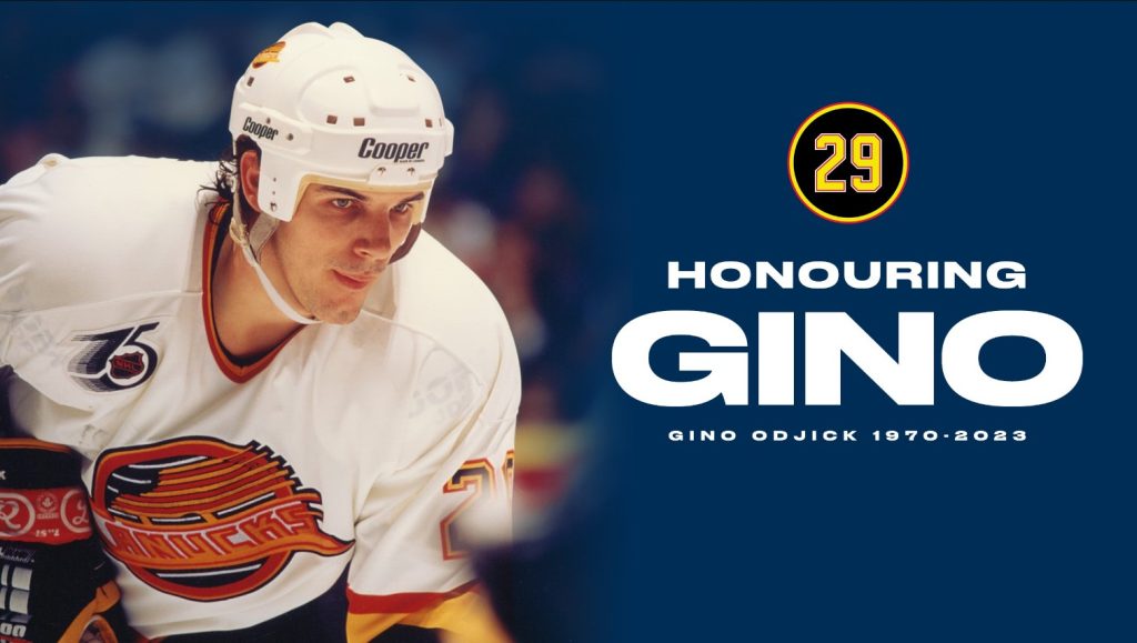 Vancouver Canucks jerseys pay tribute to Gino Odjick for First Nations  Celebration game