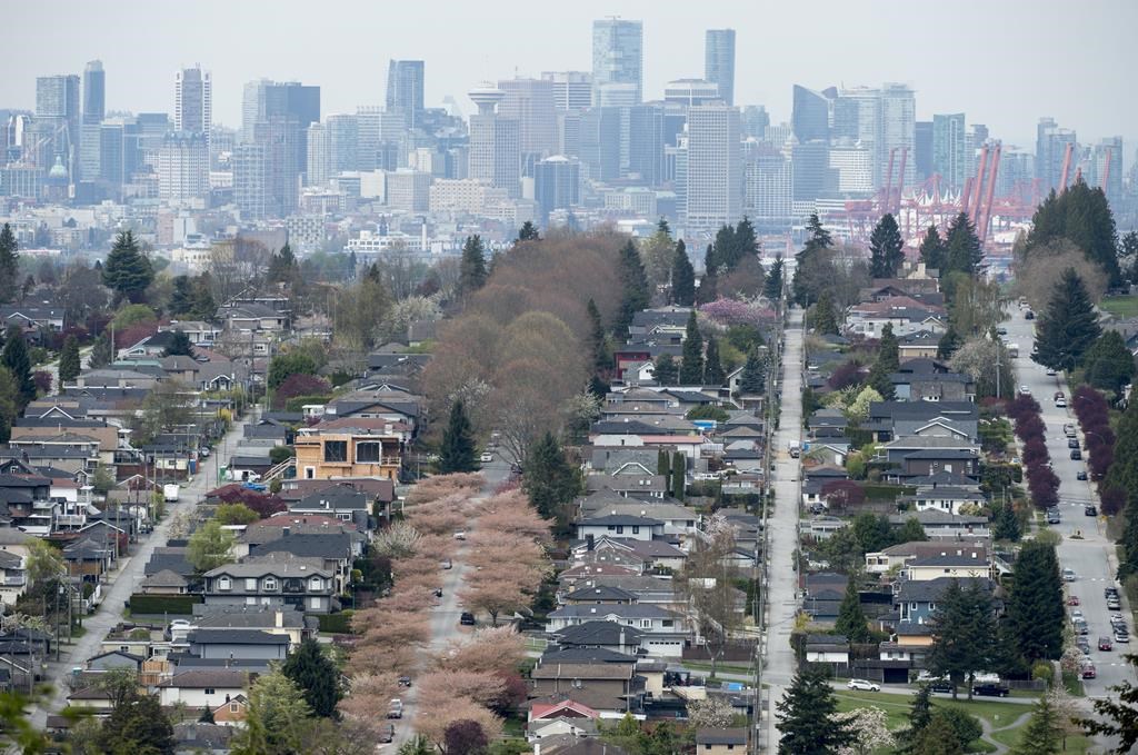 Homes are pictured in Vancouver, Tuesday, Apr 16, 2019.