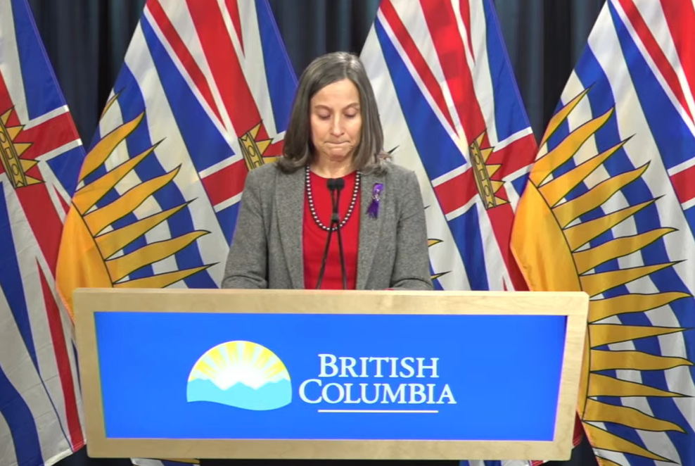 BC Chief Coroner Lisa Lapointe talking about toxic drug deaths