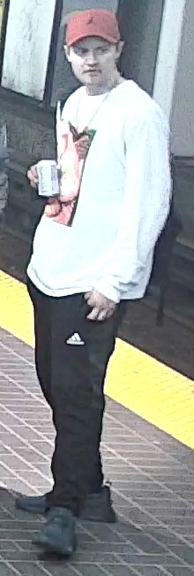 One of the suspects whom Vancouver police are looking for after a man was stabbed on the Granville strip last month while helping a person experiencing homelessness.