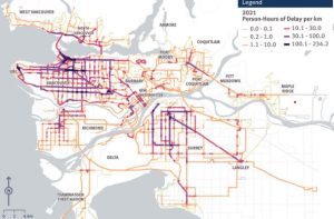 a graph of the bus delay impacts