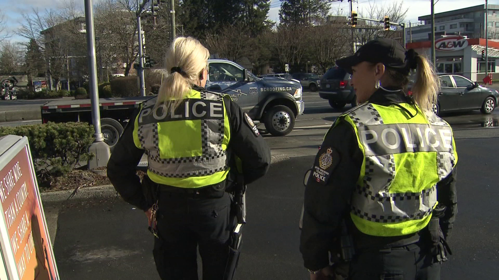 Police look for distracted drivers in New Westminster