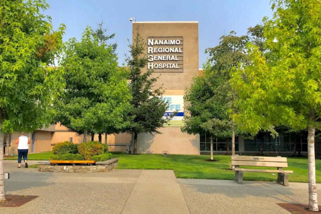 The Nanaimo Regional General Hospital is preparing to introduce washroom sensors devices that health officials say can save a life in the event of a toxic drug posioning. (Google Maps/Kelly Petit)
