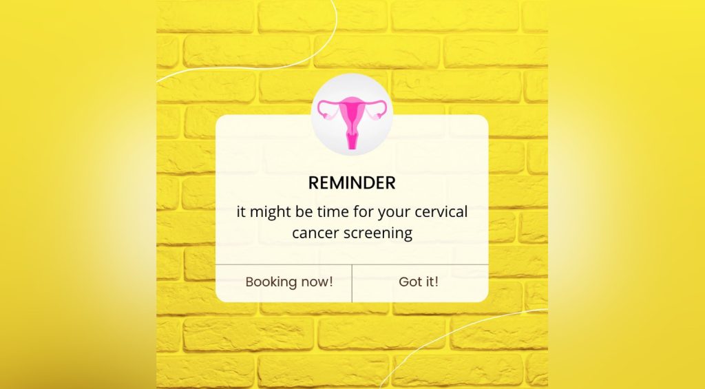 An Instagram post for Papapalooza, which provides access to cervical cancer screening across B.C.
