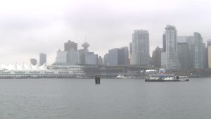 a floating gas station is sen in Vancouver's coal harbour. the station has been around for decades, and questions about what life at the station have been raised in a reddit thread