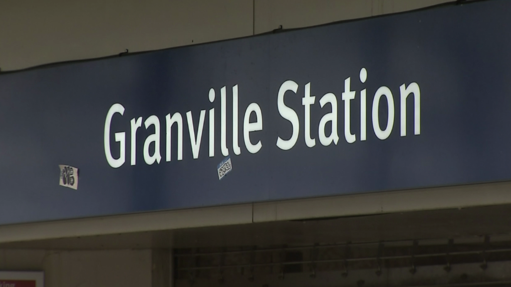 Granville Station SkyTrain entrance
