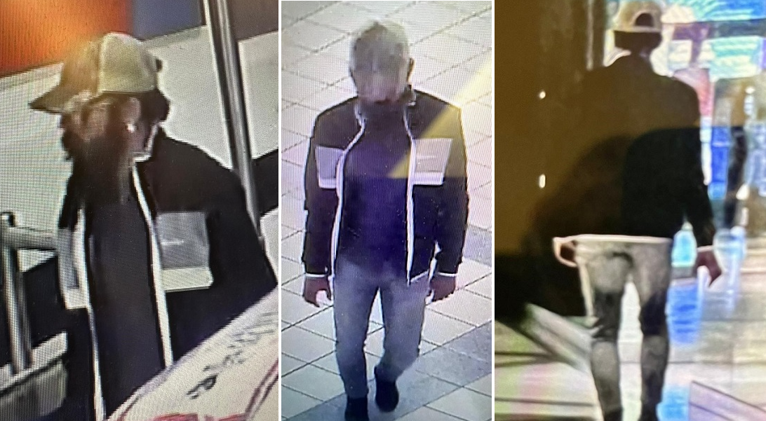 The Burnaby RCMP is looking for a suspect in connection with an assault that left a senior hurt in Metrotown