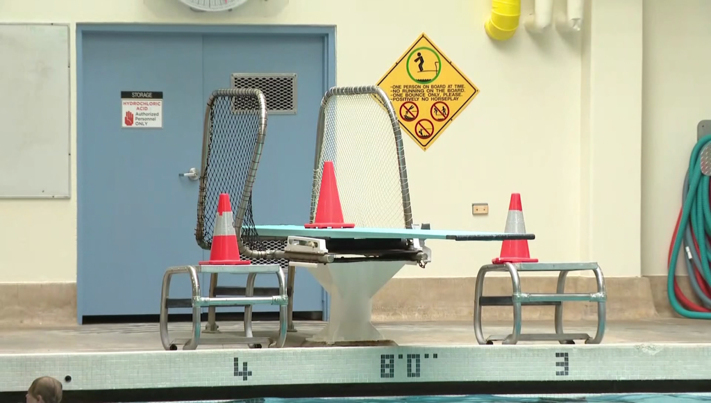 The Park Board has described what is appropriate to wear in a public swimming pool facility.