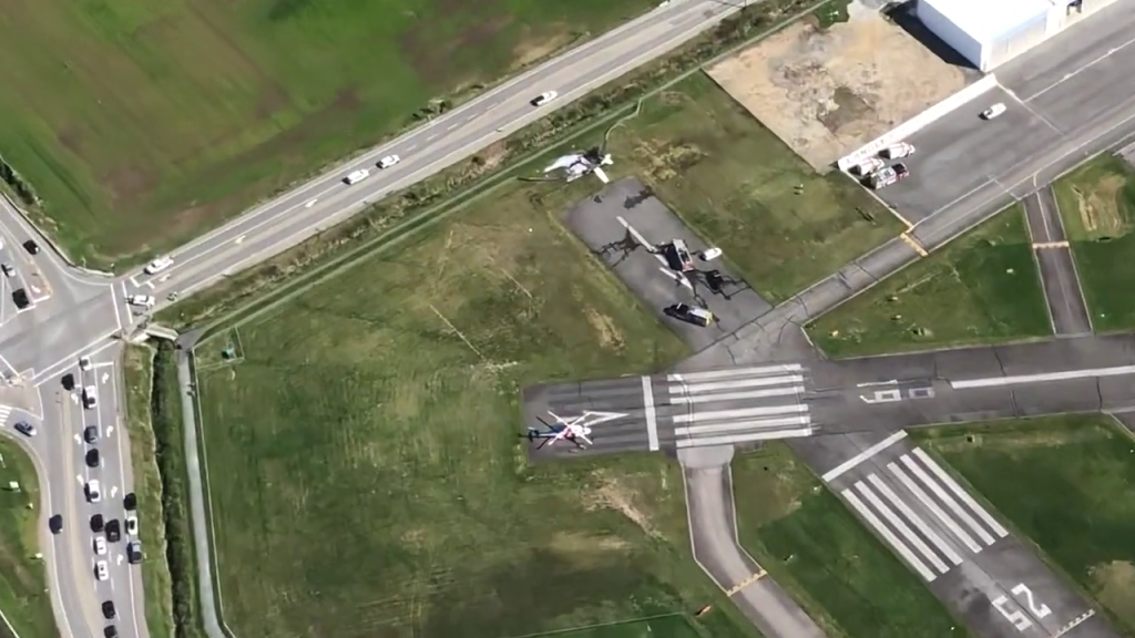 Langley Airport from above