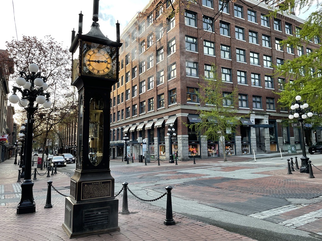 Vancouver's historic Gastown Steam clock on May 4, 2023. (Sonia Aslam/CityNews)
