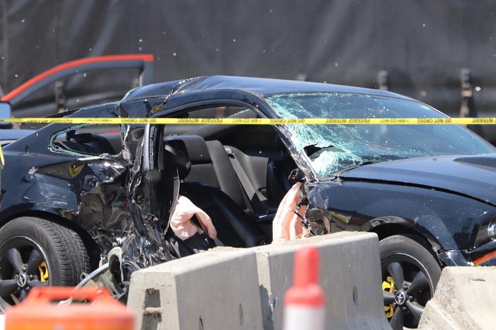 Police investigate a fatal crash in Surrey, B.C. at Highway 17 and Old Yale Road