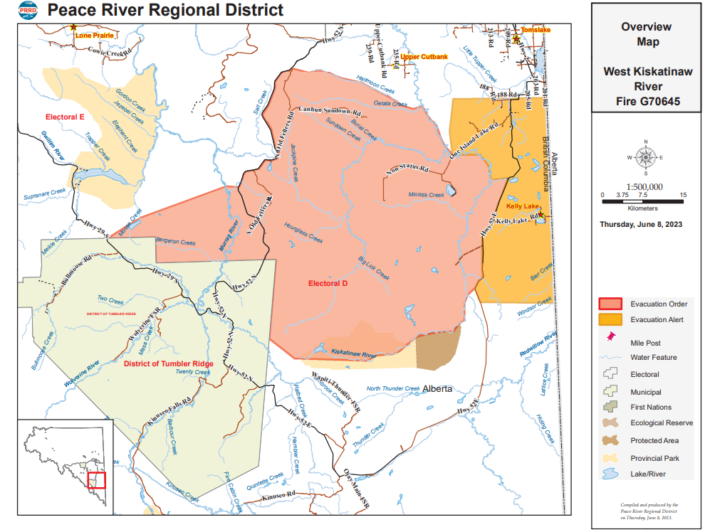 Tumbler Ridge, B.C. Evacuated Due To Wildfire | CityNews Vancouver