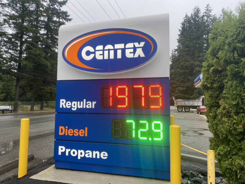 In South Langley, gas has been up to 60 cents per litre cheaper than elsewhere in Metro Vancouver. (CityNews / Mike Lloyd)