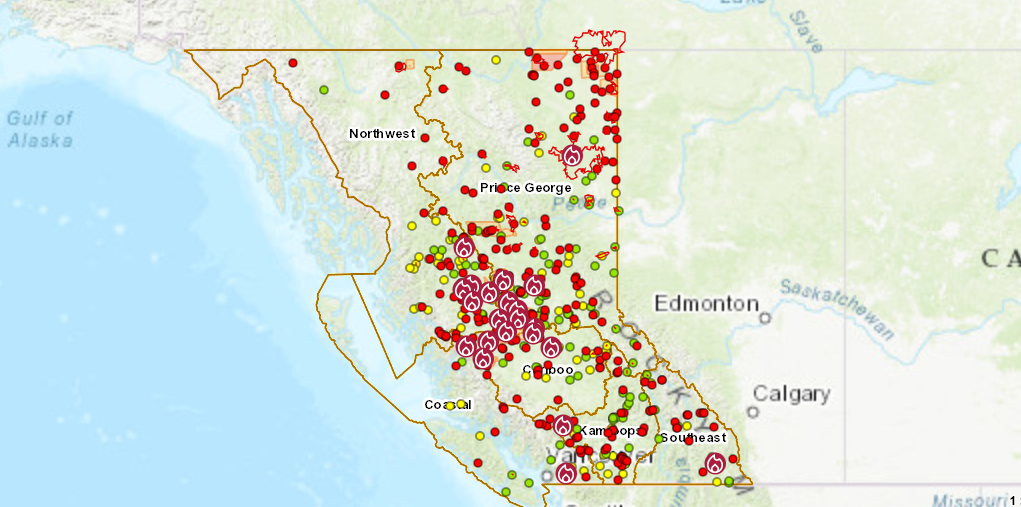 460 BC Wildfires, Heat Warnings In Place | CityNews Vancouver