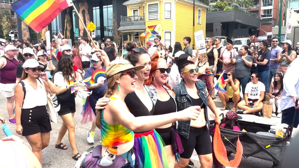 Vancouverites celebrate the city's 45th Pride Parade
