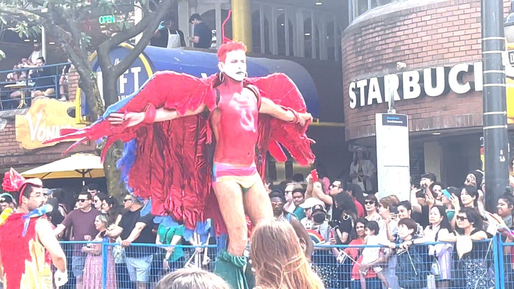 Festivities during the Vancouver Pride Parade