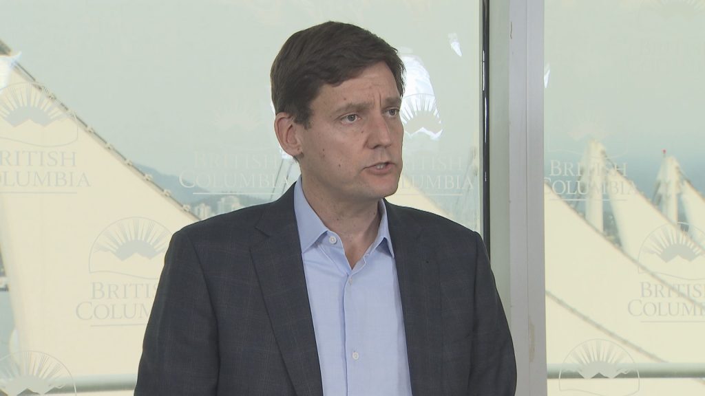 B.C. Premier David Eby speaks in Vancouver