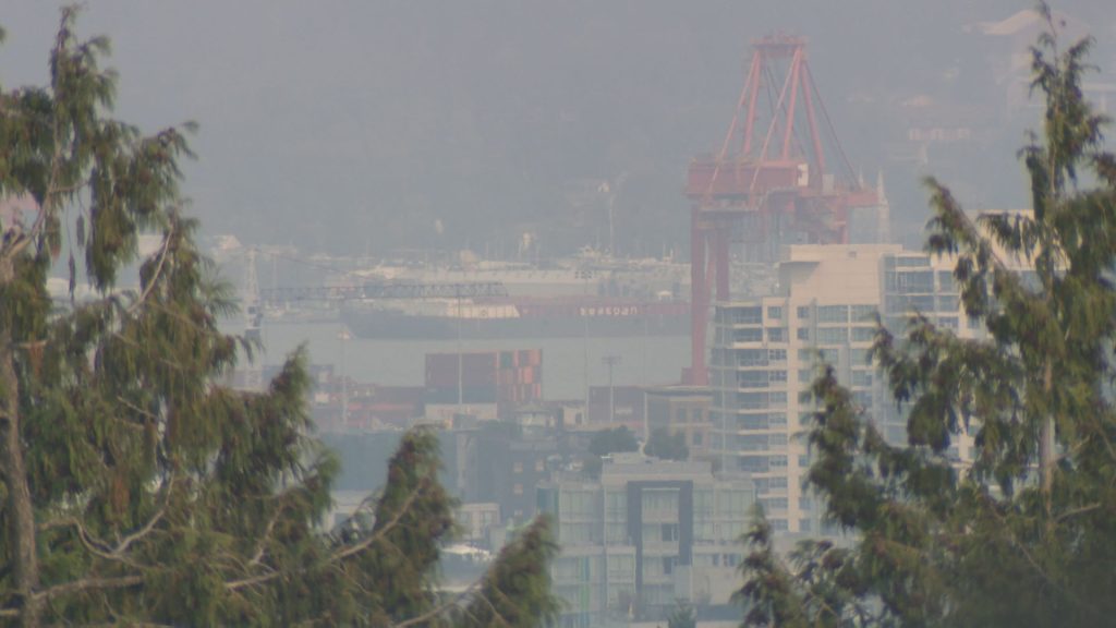 The air quality in Vancouver