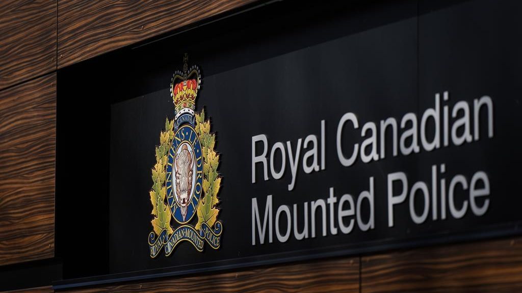 The RCMP logo is seen outside the force's 'E' division headquarters in Surrey, B.C., on Thursday, March 16, 2023