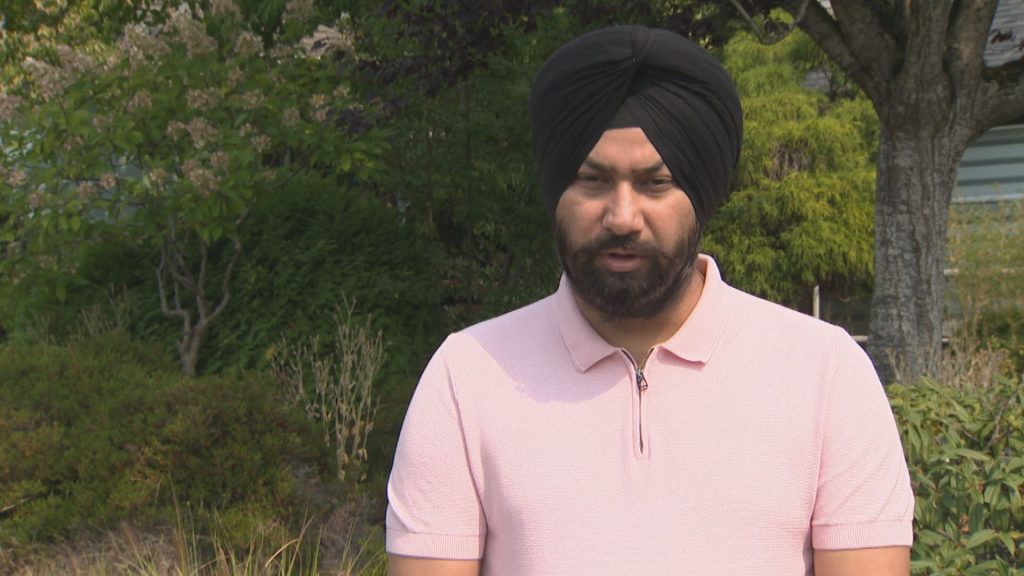 Pavneet Singh, a Kelowna restaurateur who has been helping feed wildfire crews and evacuees in B.C.'s Interior. 