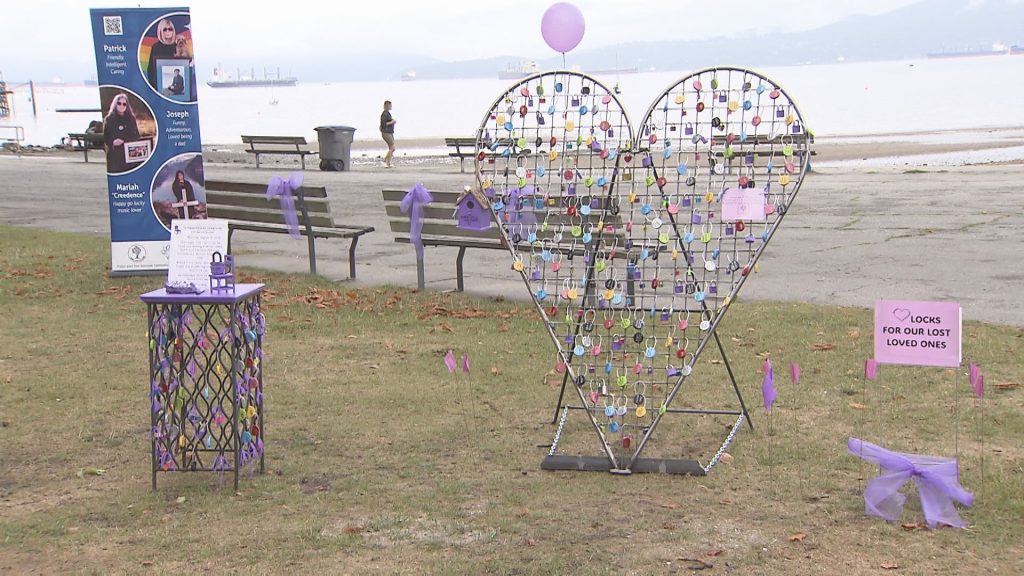 Community members and advocacy groups gathered at Kits Beach