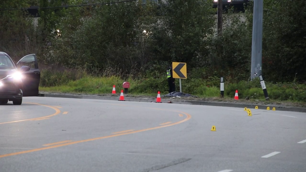 Langley RCMP investigate a serious crash involving a motorcycle