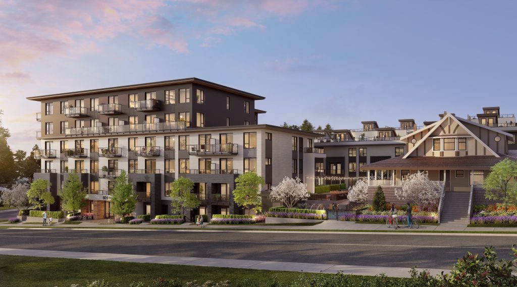 Rendering of the Lodana real estate development in Coquitlam