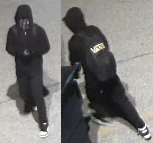 One of the suspects wanted in connection with the vandalism of a Pride crosswalk in Richmond in August 2023. 