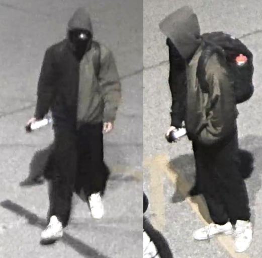 One of the suspects wanted in connection with the vandalism of a Pride crosswalk in Richmond in August 2023. 