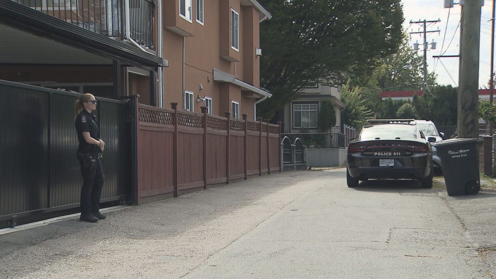 Vancouver Police investigate a shooting near East 28th Avenue and Victoria Drive