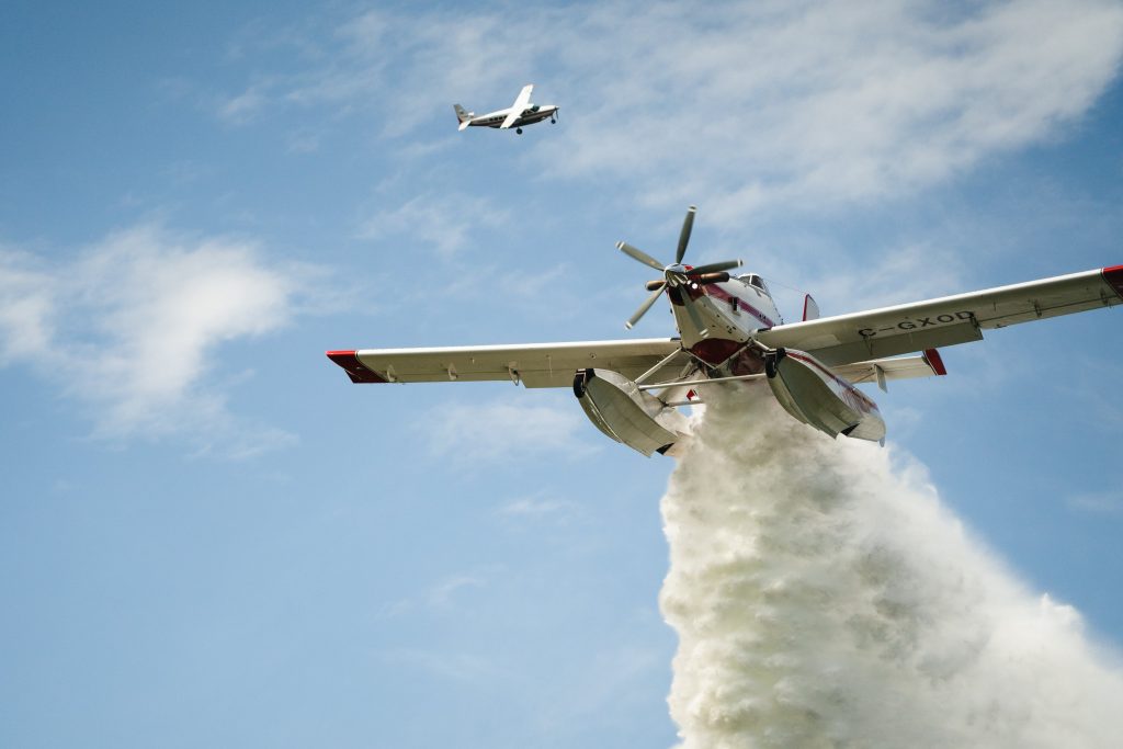 A BC Wildfire Service aircraft