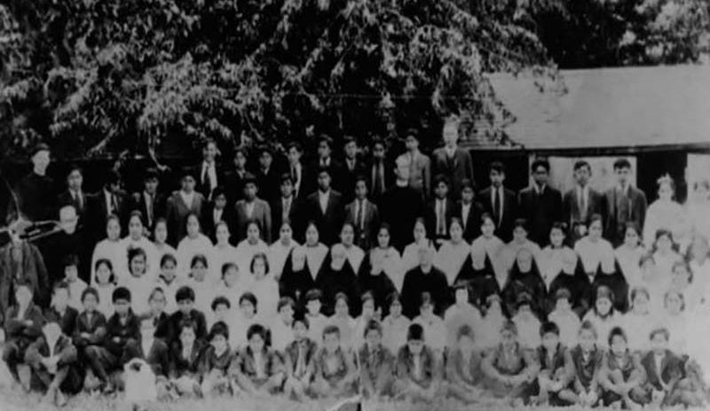 Missionaries opened a boarding school at the St. Mary mission in the Fraser Valley in 1863. (Courtesy National Centre for Truth and Reconciliation)