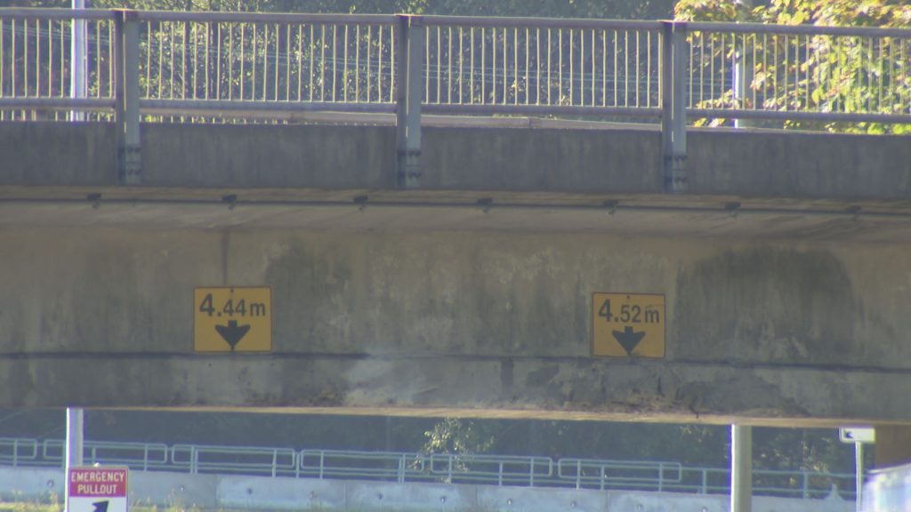 The Main Street overpass in North Vancouver