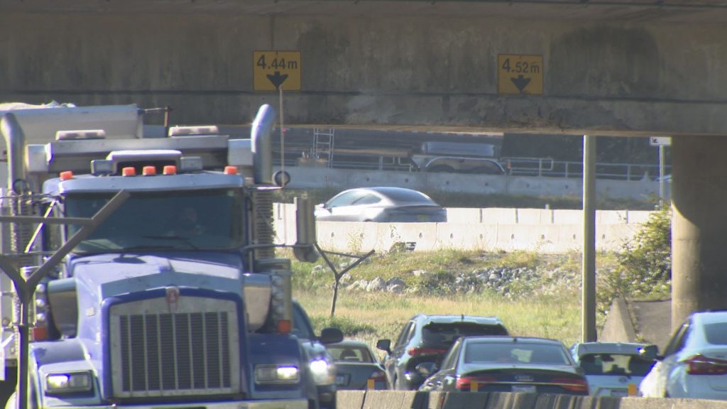 The Main Street overpass in North Vancouver