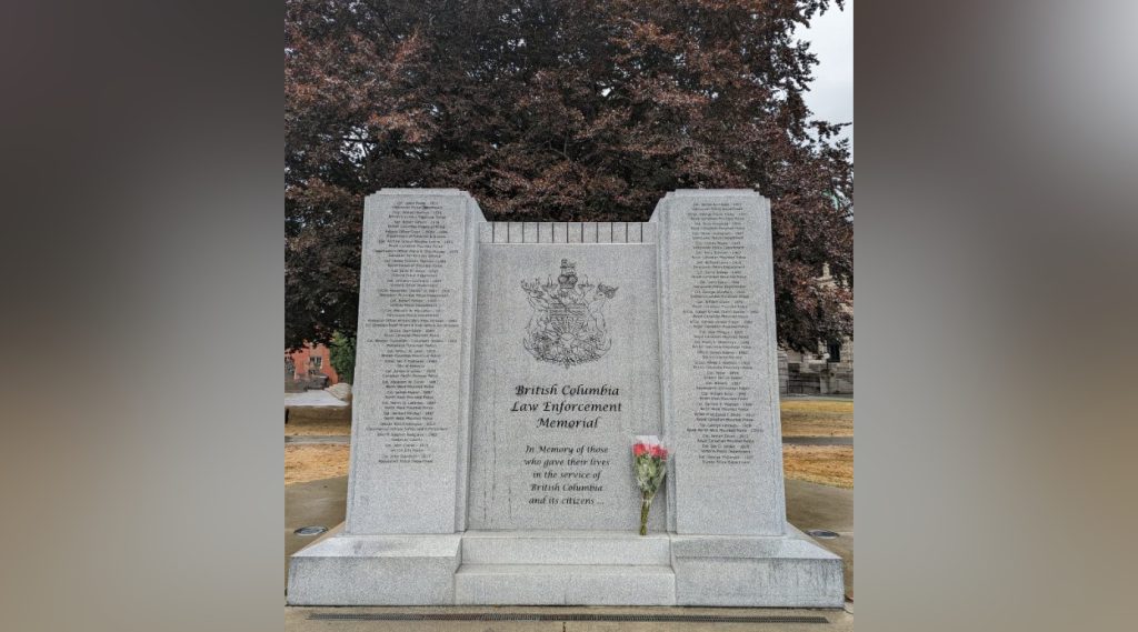 The BC Law Enforcement Memorial Service honours fallen officers.