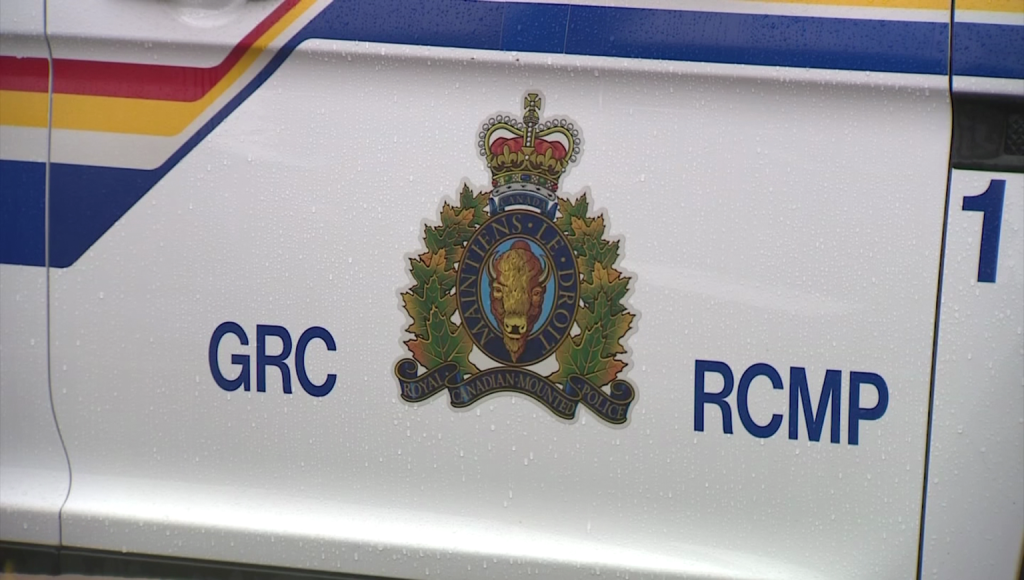 File image of an RCMP logo on the side of a police cruiser