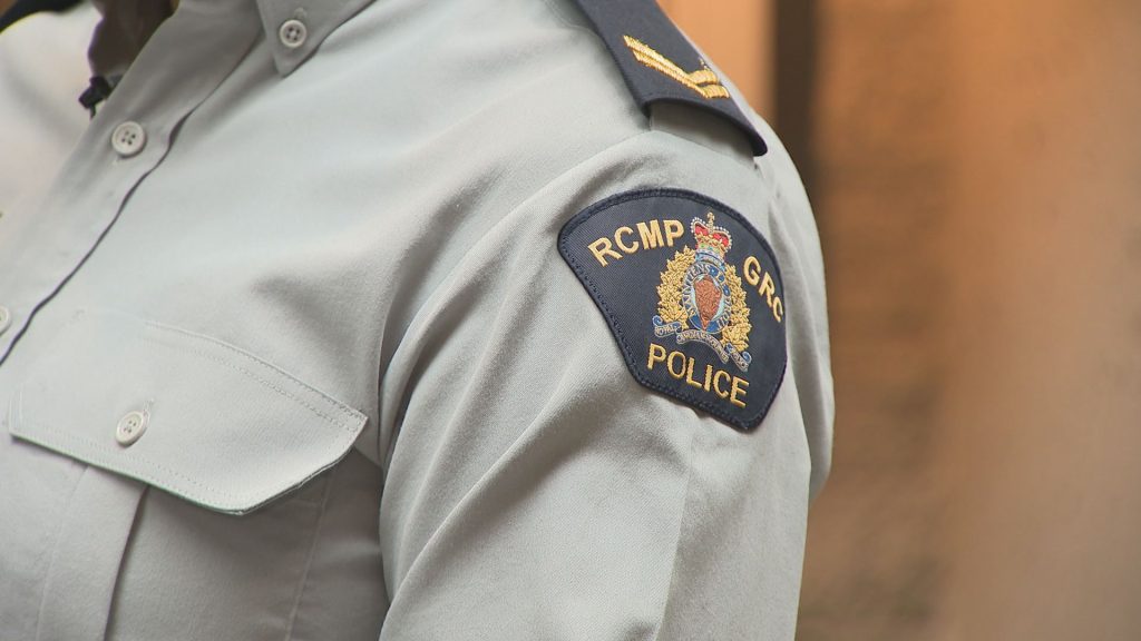 RCMP patch on an officer's arm