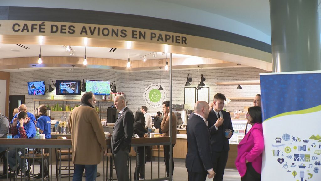 The Paper Planes Cafe at Vancouver International Airport