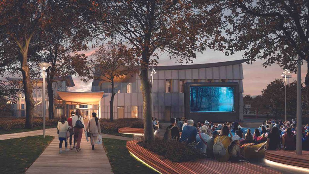 A rendering of what a new community centre in Vancouver's Marpole neighbourhood is expected to look like.