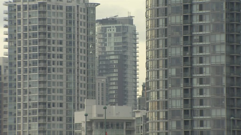 Condo towers in Metro Vancouver