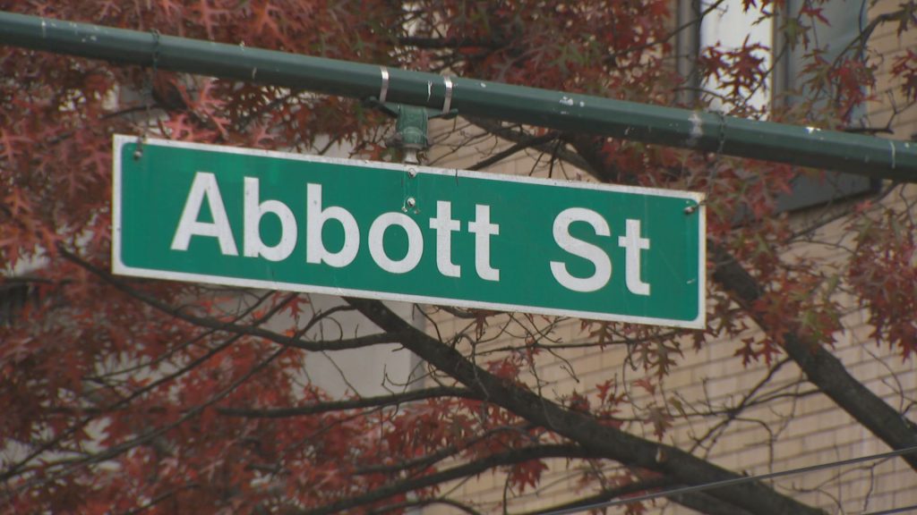 Abbott Street at West Pender Street in Vancouver.