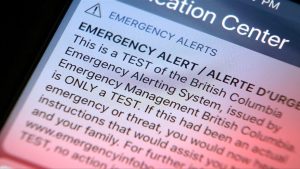 BC Emergency Alert system to test on Wednesday