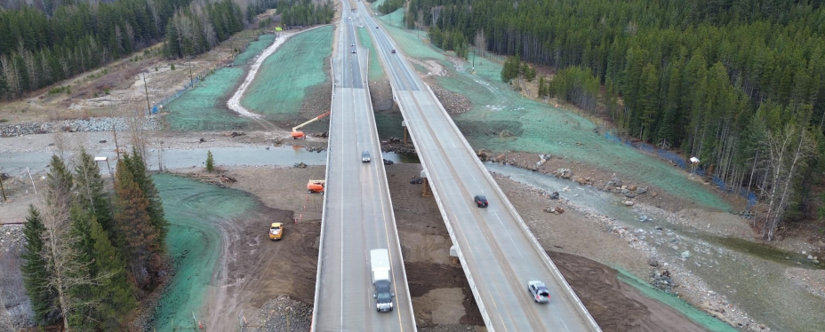 The Bottle Top Bridge along the Coquihalla Highway 5 repairs have been completed. (Ministry of Transportation and Infrastructure)