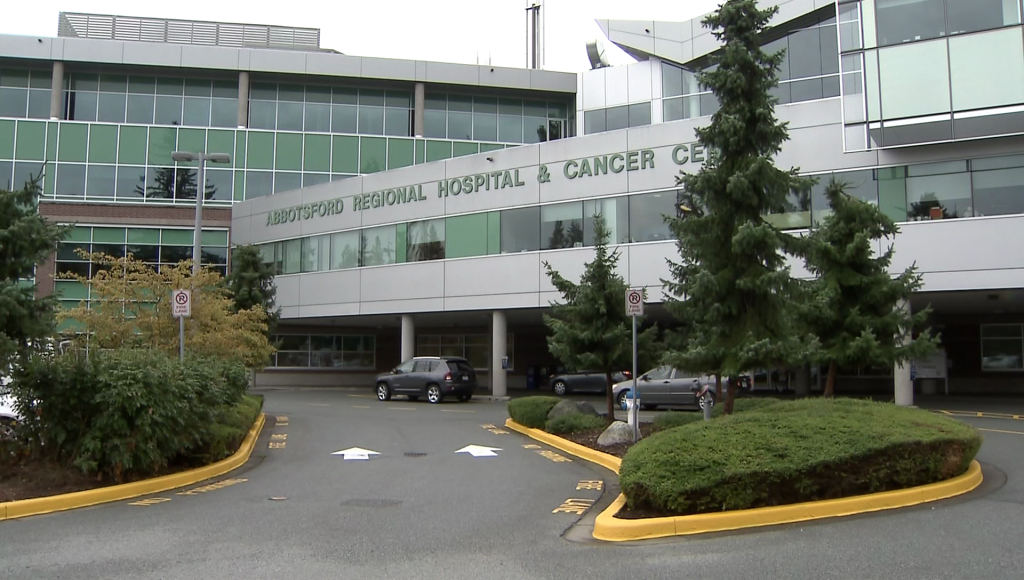 Abbotsford Regional Hospital entrance.